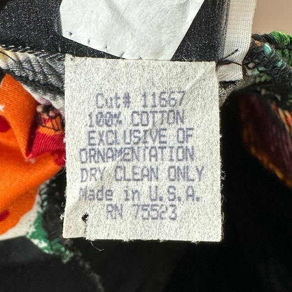 Vintage Positively‎ Ellyn Colourful Floral Strapless Dress with Rosette Size 10 - Picture 7 of 9